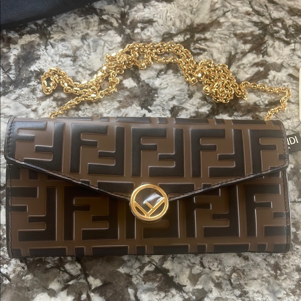 Fendi Brown and Gold Women's Bag